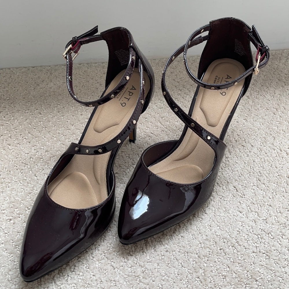 Purple Pointed Toe Heels